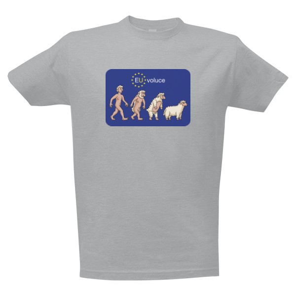 Tričko s potiskem E(U)voluce
