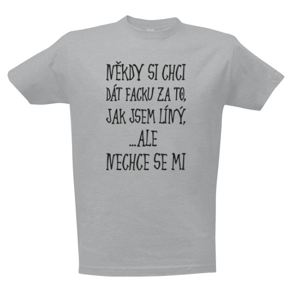 Tričko s potiskem Lenoch text