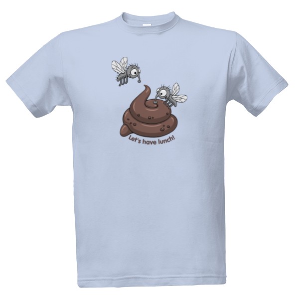 Tričko s potiskem Let's have lunch!