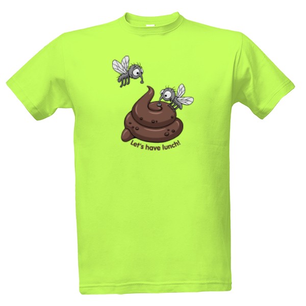 Tričko s potiskem Let´s have lunch