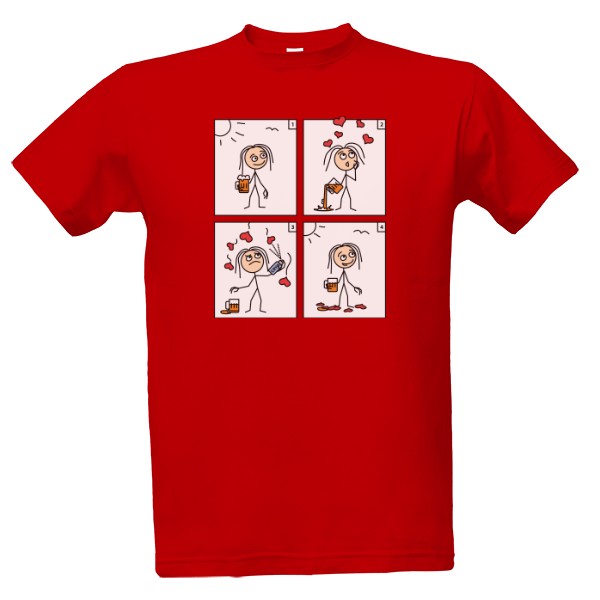 Tričko s potiskem Pravá láska