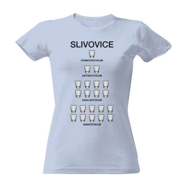 Tričko s potiskem Slivovice - D