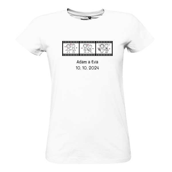 Tričko s potiskem Svatební den - film